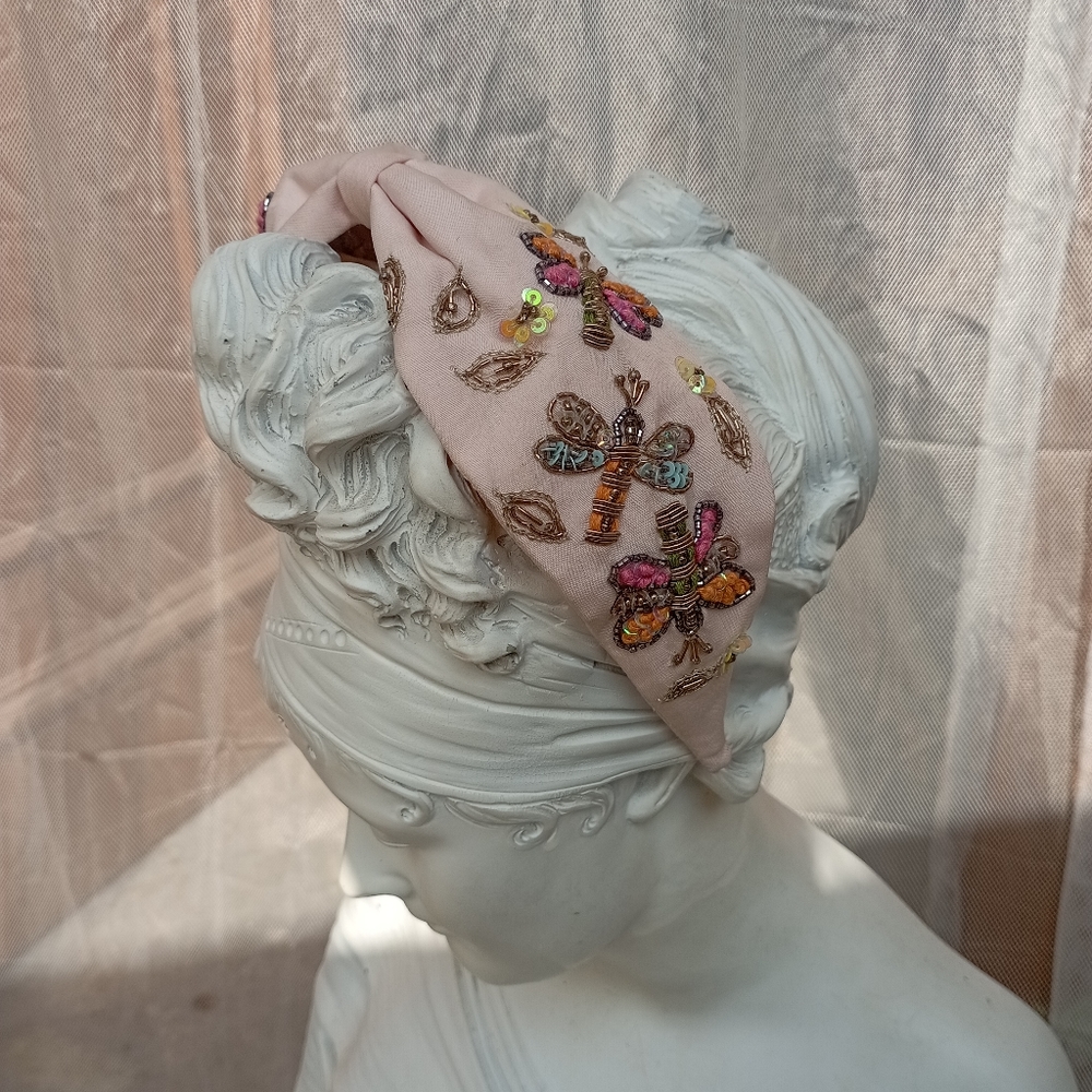 Luxury Embroidered Headband - Picture 7 of 16